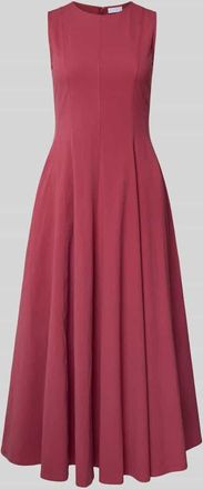 Jake*s Midikleid mit Rundhalsausschnitt in Rot, Gr&ouml;&szlig;e 32