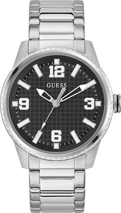 Guess Varsity G Mens Silver Watch GW0889G1 Stainless Steel - One Size