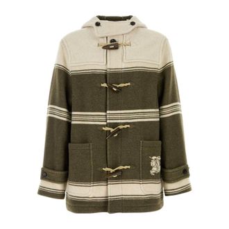 Burberry Parkas, male, Multicolor, Size: L Harrogate Duffle Coat