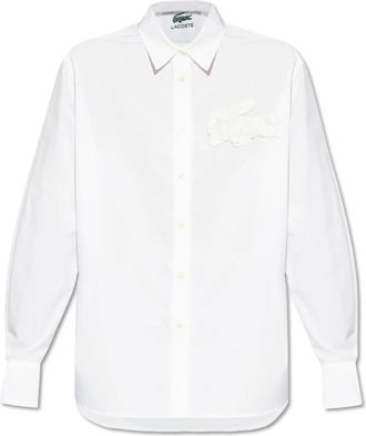 Lacoste x Lemari&eacute; Shirt - Dames - Overhemden - Wit - M - Katoen - Overhemden