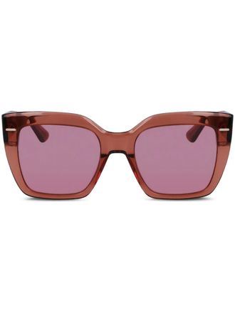 Calvin Klein square-frame sunglasses - Brown