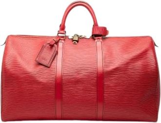 Louis Vuitton Pre-owned Keepall 50 - - Pre-owned - Donna - Rosso - ONE SIZE