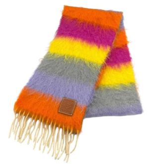 Loewe Pre-owned Stole - Dames - Pre-owned - Veelkleurig - Maat: ONE Size Wol