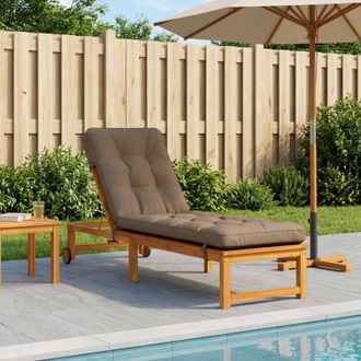 vidaXL Vidaxl Cuscino Per Lettino Vianen 100% Poliestere Tortora