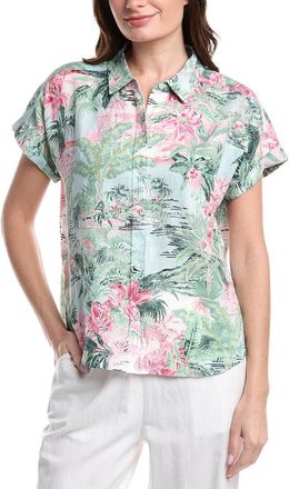 Tommy Bahama Garden Villa Linen Camp Shirt