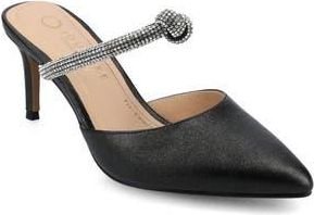 Journee Collection Lunna Mule Pump in Black/Sparkle at Nordstrom Rack, Size 7.5