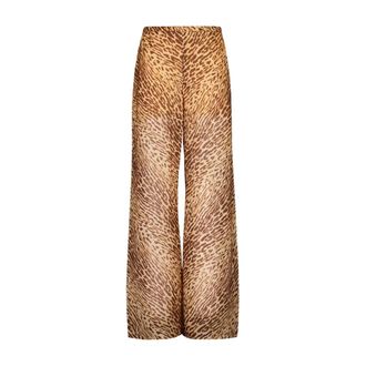 Zimmermann Cascadian Bias Pant - Dames - Wijde Broeken - Veelkleurig - S - Katoen - Broeken