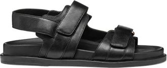 Geox D Adelash Sandalen - Dames - Sandalen - Zwart - 36 EU - Leer - Schoenen