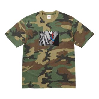 SUPREME SS26 Spider-Man T-Shirt Woodland Camo SUP-SS26-001-WOODLANDCAMO