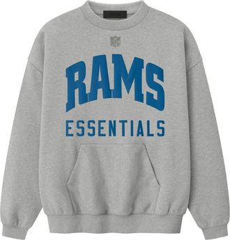 Fear of God x NFL FW25 Rams Sport Crewneck Concrete Heather 192NF256514F