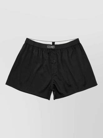 Maison Margiela washed silk relaxed boxer shorts
