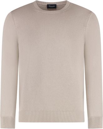 Drumohr Light Beige Knitted Sweater