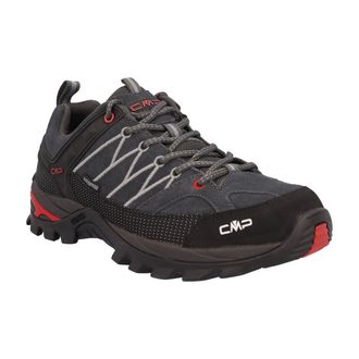 F.lli Campagnolo Wanderschuh CMP RIGEL LOW WP TREKKING SHOES, Herren, Gr. 46, titanio, ferrari, Leder, Schuhe Wanderschuh, wasserdicht
