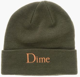 Dime Wool Blend Beanie Hat with Embroidered Logo size Unica