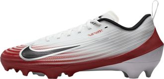 Nike Nike Vapor Speed 3 Football Cleats (HM8849-102, White/Team Crimson/Metallic Silver/Black), White/Team Crimson/Metallic Silver/Black, 9 UK