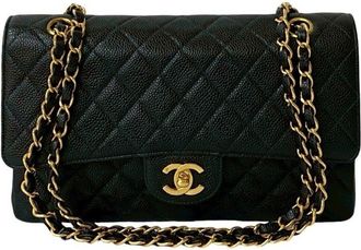 Chanel Grained Calfskin Shoulder Bag (Pre-Owned)