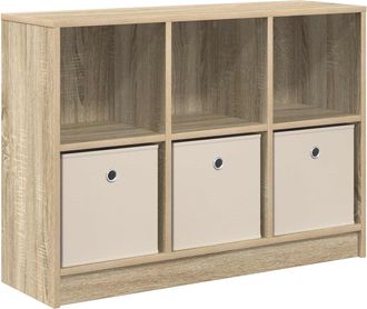 vidaXL Aparador Roble Sonoma 88,5 X 27,5 X 63,5 Cm Vidaxl