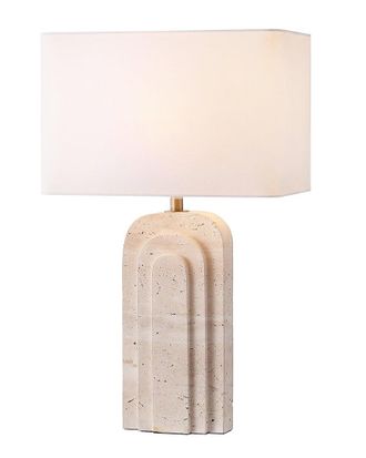 Safavieh Couture Rodrick Travertine Table Lamp