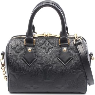 Louis Vuitton Speedy Bandouliere 20 crossbodytas met monogram - Zwart