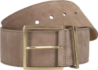 Notre-V Nova Su&egrave;de Riem - Dames - Accessoires - Beige - Maat: 75 CM Su&egrave;de