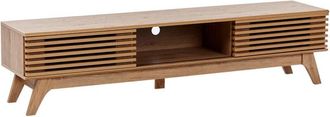 Beliani TV Stand TOLEDO Brown