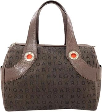 Bulgari Pre-owned Handbags, female, Brown, Size: ONE SIZE Pre-owned Vintage Handbag