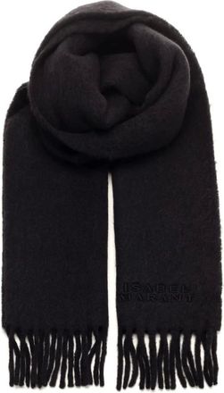 Isabel Marant Accessoires, Dames, Zwart, ONE Size, Firny Scarf