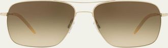 Oliver Peoples Clifton Photochromic Sunglasses, Gold