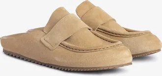 Pedro Garcia Clog slide in beige suede | Bilma | Spring Summer 26 |PEDRO GARCIA