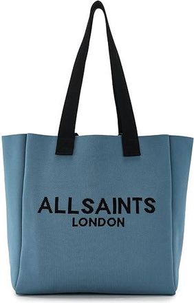 AllSaints Izzy E/W Tote Tote Handbags Steel Blue, Polyester