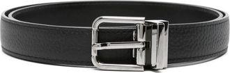Dolce & Gabbana Klassieke Zwarte Riemen - Heren - Riemen - Zwart - 115 CM - Accessoires