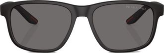 Prada round-frame sunglasses - men - Acetate - 56 - Black