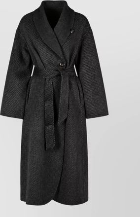 Emporio Armani wool belted coat