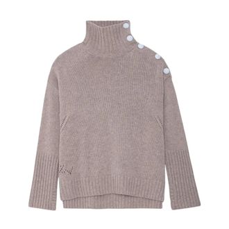 Zadig&Voltaire Alma Cashmere Jumper - female - Zadig & Voltaire - Cashmere Knitwear - Pink - S - Knitwear