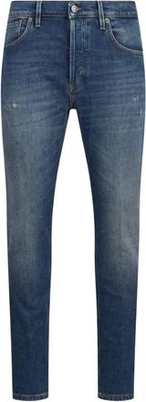 Dondup Brighton Jeans - Heren - Slim Fit Jeans - Blauw - W32 - Katoen - Jeans