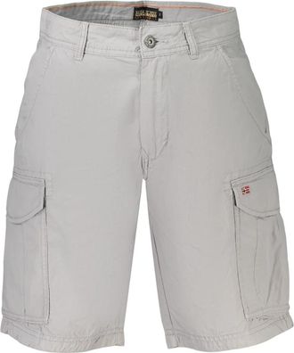 Napapijri Noto Bermuda Shorts - Heren - Korte Broeken - Grijs - W31 - Katoen - Korte Broeken