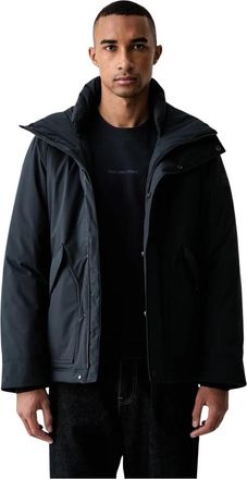 Marc O'Polo Korte Winterjas - Heren - Winterjassen - Blauw - L - Polyester - Jassen