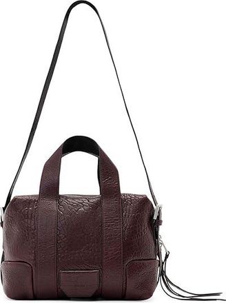 AllSaints Ares G Compact Xbody Cross Body Womens Handbags Port Red, Leather