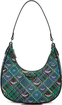 Zadig&Voltaire Z Night Out Plaid-pattern Shoulder Bag