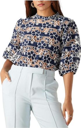 Aaiko Overhemden, Dames, Veelkleurig, M, Leer, Shaila PES 526