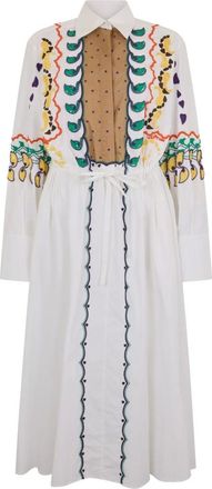 Valentino Garavani Kleedjes, Dames, Wit, XL, Kleedjes