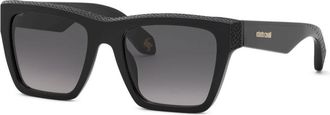 Roberto Cavalli SRC155M 0700 Mens Sunglasses Black Size 54