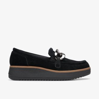 Clarks Zylah May Black Suede