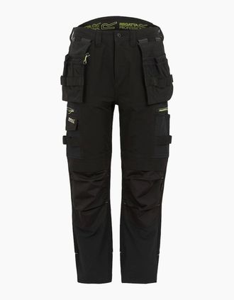 Regatta Mens Regatta Professional Mens Softshell Stretch Work Trousers - Black - Size: 38