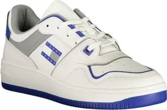 Tommy Hilfiger Colour-Block Leather Sneaker - White