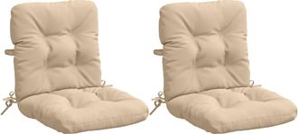 vidaXL Cojines Para Sillas De Respaldo Alto En 2 Piezas Vianen 2 Pcs Vidaxl