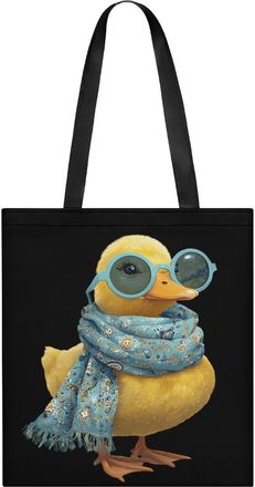 Generic Duck Print Tote Bag for Women Men Shoulder Bags Purses Pouch Handbags