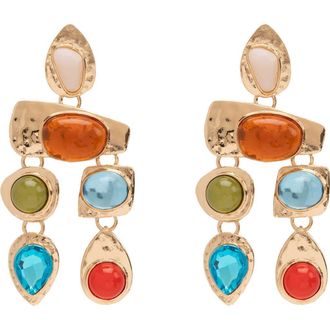 Petit Moments Resin Stone Drop Earrings in Sunset at Nordstrom