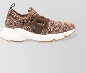 Tod's slip-on sneakers featuring knitted upper