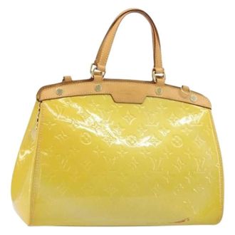 Louis Vuitton Pre-owned Handbags, female, Yellow, Size: ONE SIZE Pre-owned Vintage Hand Bag